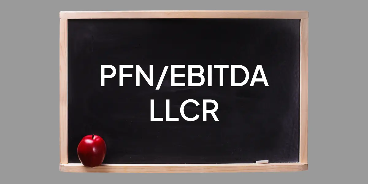 Indici di bancabilità: il PFN/EBITDA e il LLCR.