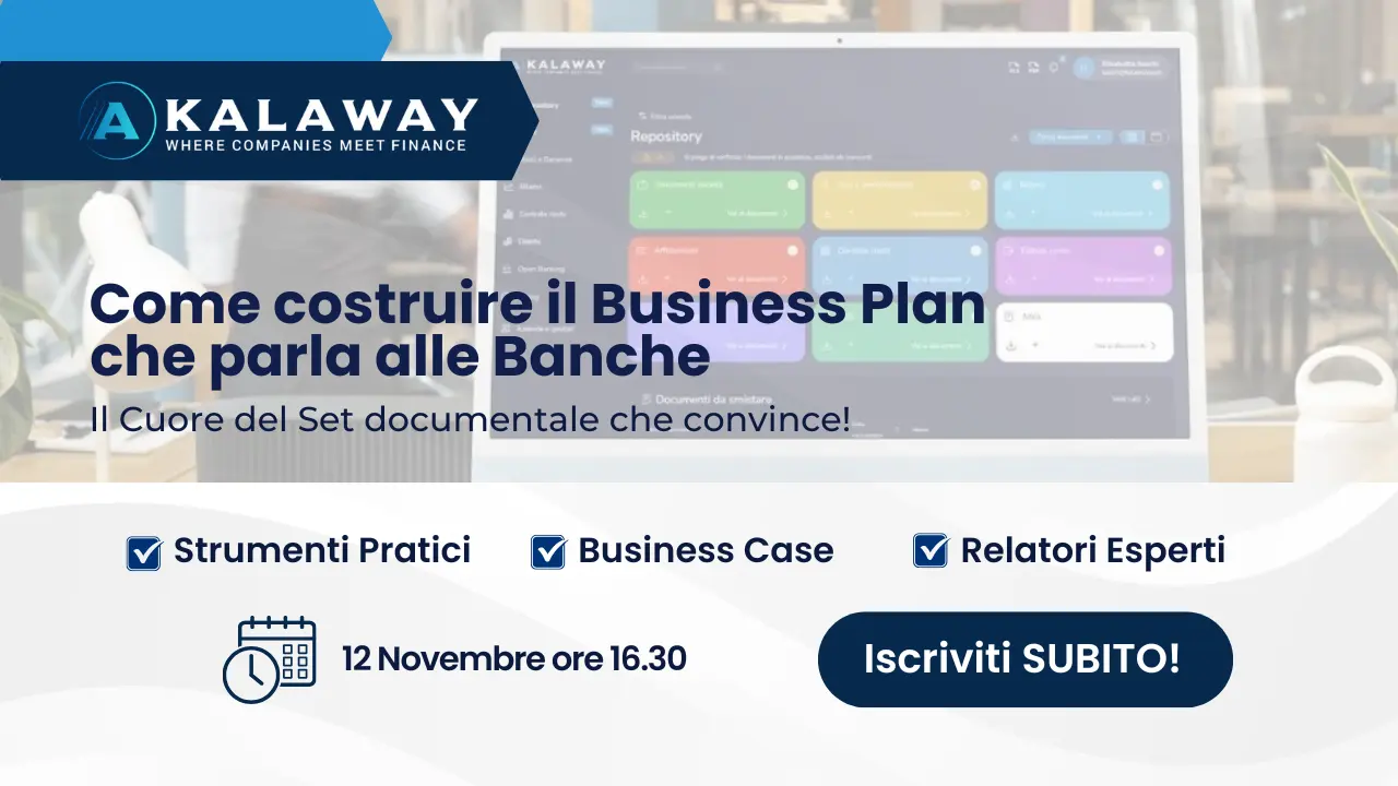 Iscriviti ORA! Apprendi se il tuo Business Plan piace alle Banche. Scopri come redigere il Business Plan convincente!
