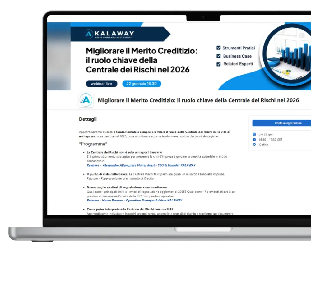 Centrale dei Rischi - webinar online 2026