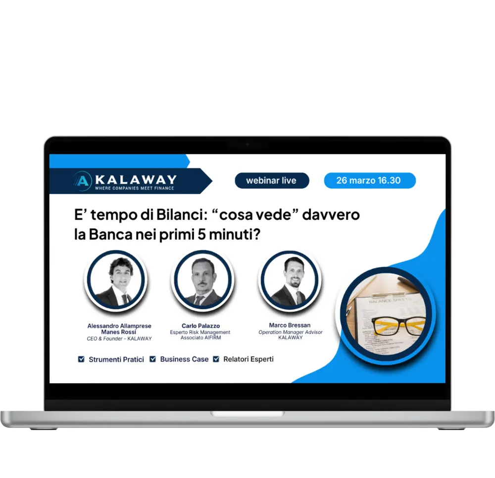 videoregistrazione integrale del webinar su come le banche valutano il bilancio d'esercizio