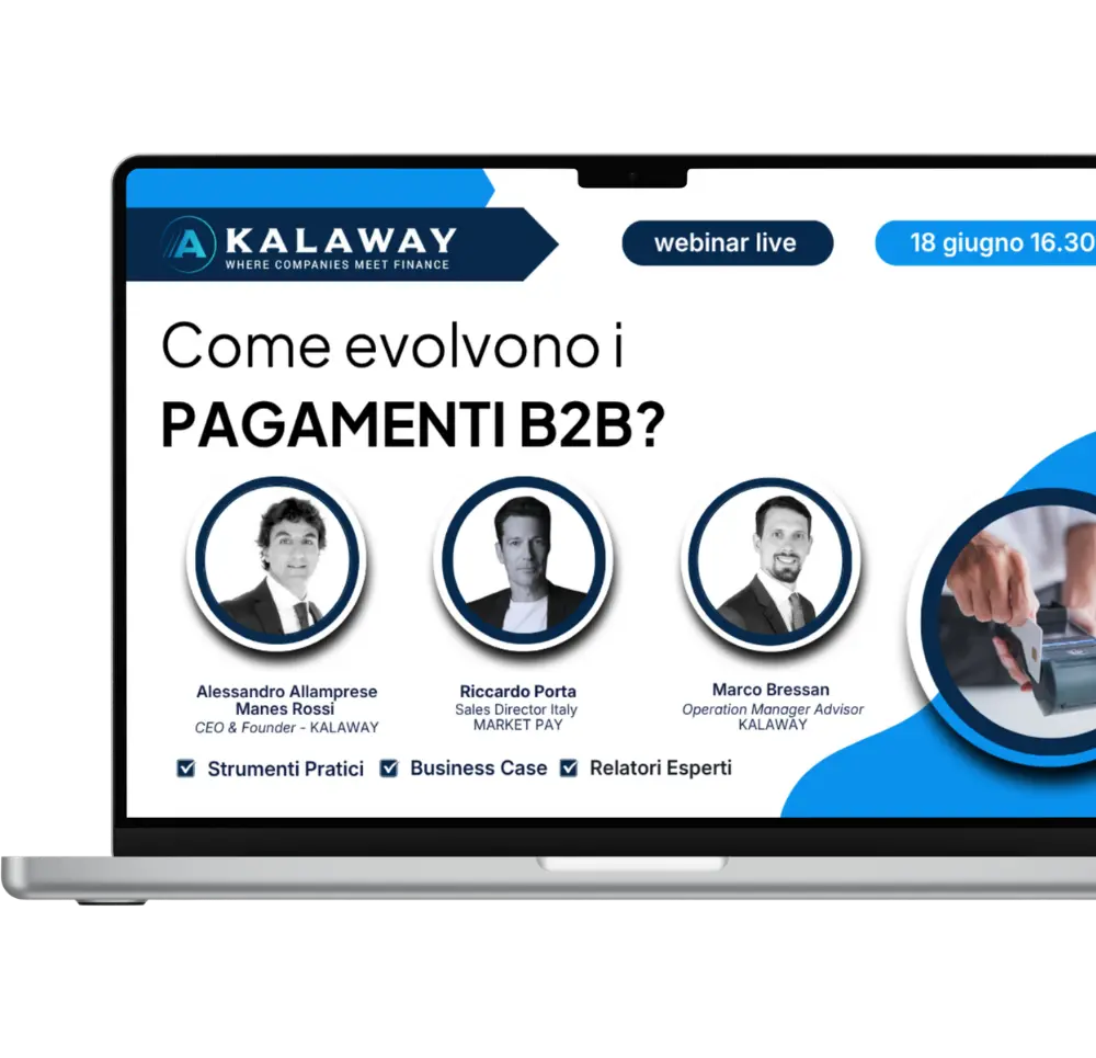 webinar sui pagamenti B2B per la gestione della tesoreria